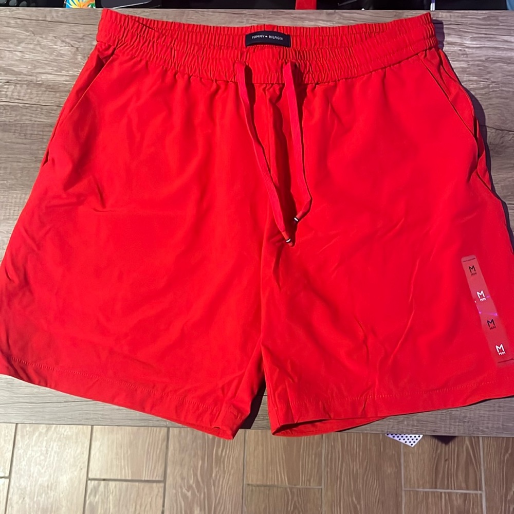 Red Tommy Hilfiger Shorts